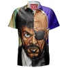 Comic Hawaiian-Shirt, Nick Fury Hawaiian-Shirt, Samuel Jackson Hawaiian-Shirt