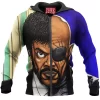 Comic Zip-Hoodie, Nick Fury Zip-Hoodie, Samuel Jackson Zip-Hoodie