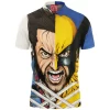 Comic Polo Shirt, Logan Polo Shirt, Wolverine Polo Shirt, X-men Polo Shirt