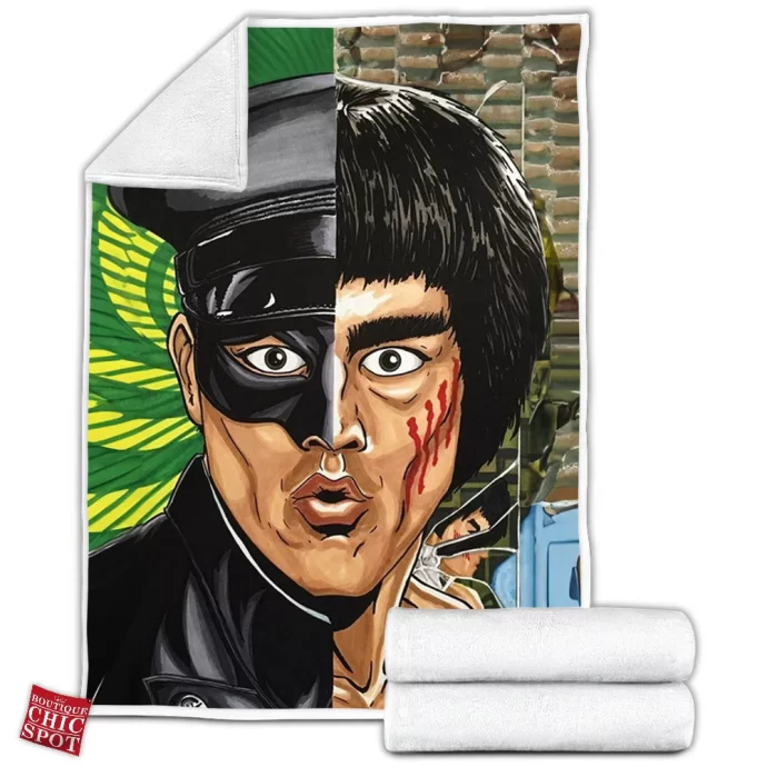 Bruce Lee Fleece Blanket