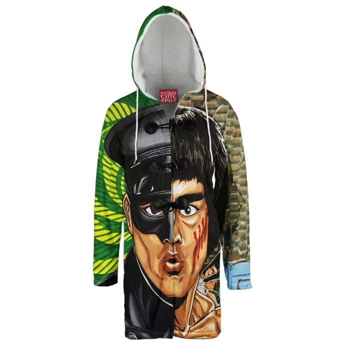 Bruce Lee Hooded Cloak Coat