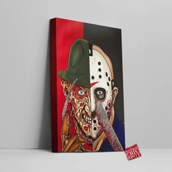 Freddy Jason Canvas Wall Art