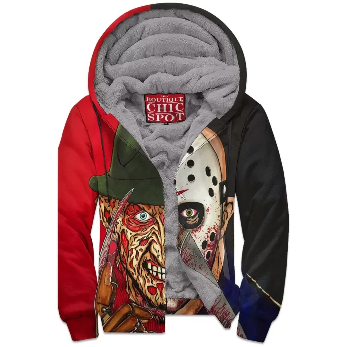 Freddy Jason Zip Fleece Hoodie