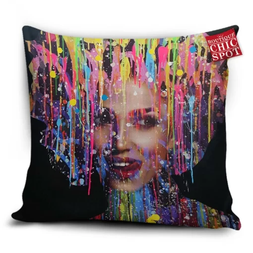 Abstract Woman Pillow Cover