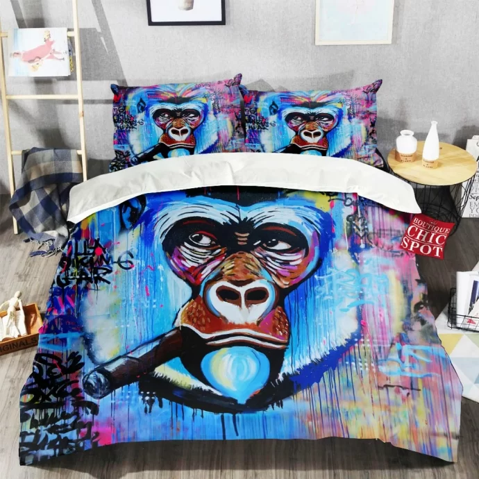 King Kong Smoking Bedding Set