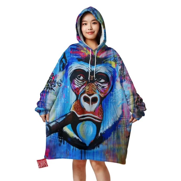 King Kong Smoking Blanket Hoodie