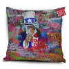 Monkey Abraham Lincoln Pillow Cover