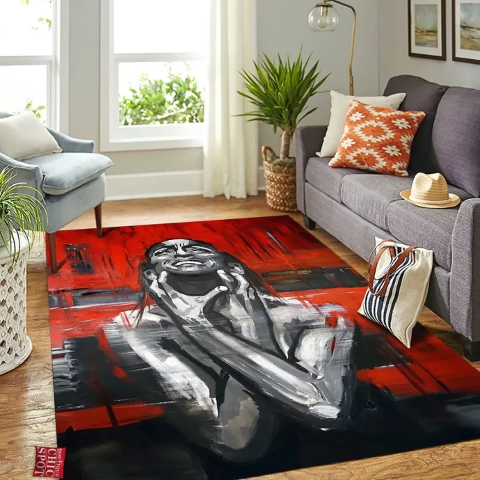 Abstract Pain Rectangle Rug