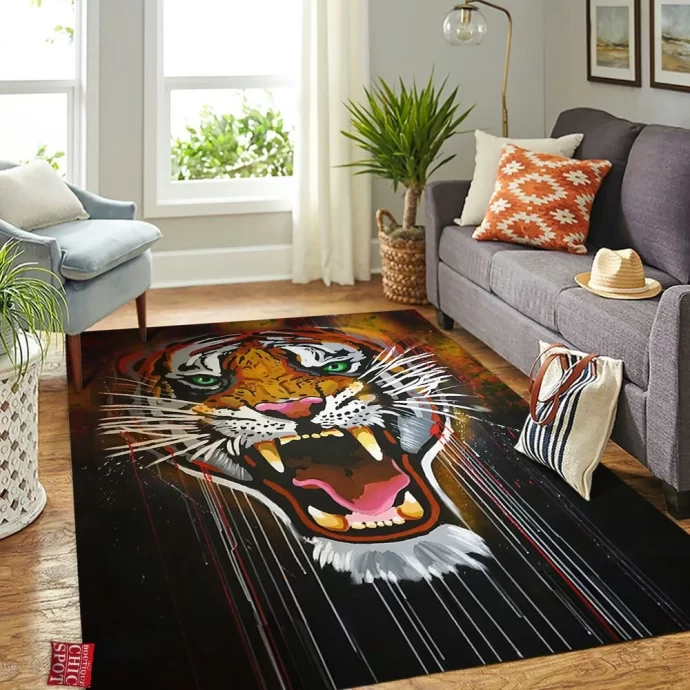 Tiger Rectangle Rug