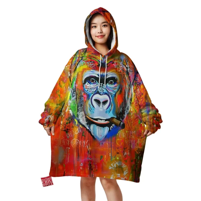 King Kong Smoking Blanket Hoodie