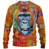 King Kong Smoking Knitted Sweater
