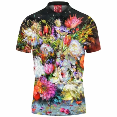 Flower Polo Shirt