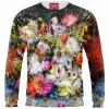 Abstract Sweatshirt, Flower Sweatshirt