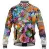 Flower Baseball-Jacket