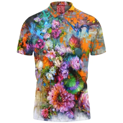 Flower Polo Shirt