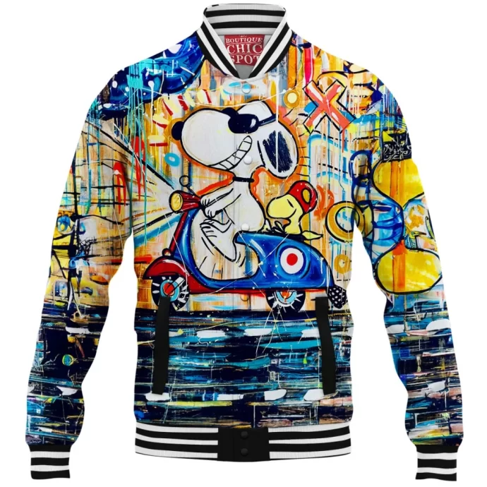 Snoopy Woodstock Baseball Jacket