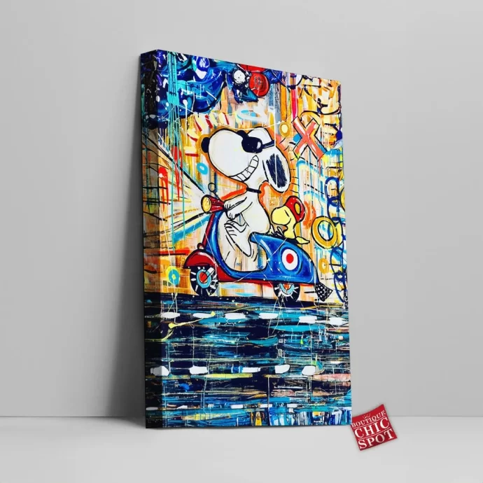 Snoopy Woodstock Canvas Wall Art