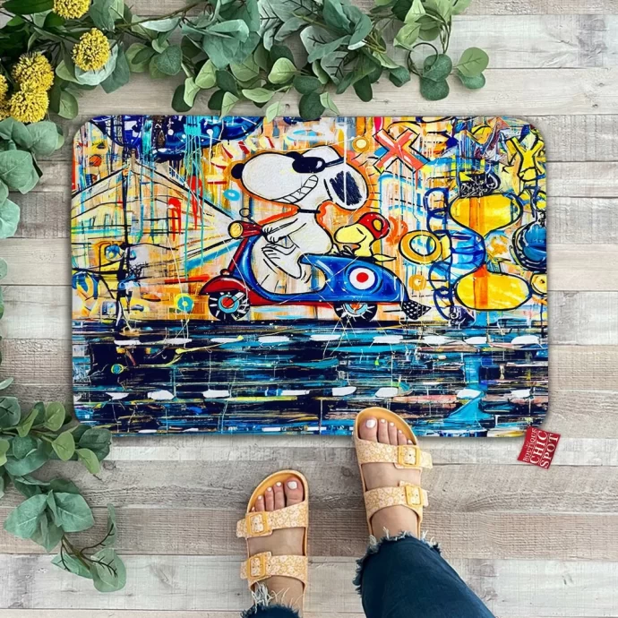 Snoopy Woodstock Doormat