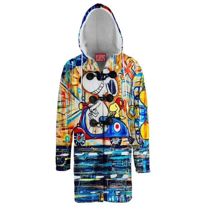 Snoopy Woodstock Hooded Cloak Coat