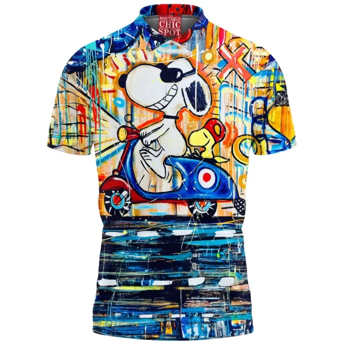 Snoopy Woodstock Polo Shirt