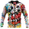 Mickey Mouse Minnie Mouse Zip Hoodie