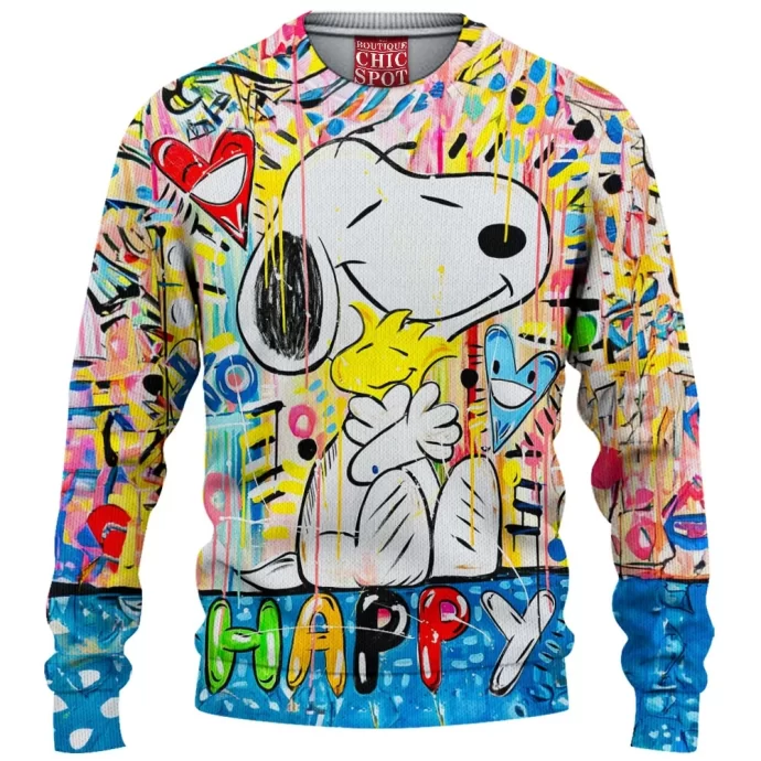 Snoopy Knitted Sweater