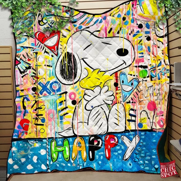 Snoopy Quilt Blanket