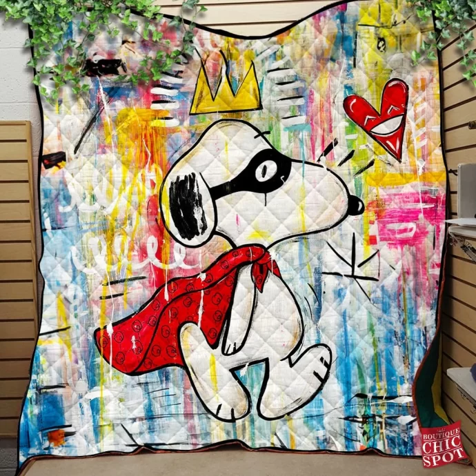 Snoopy Quilt Blanket