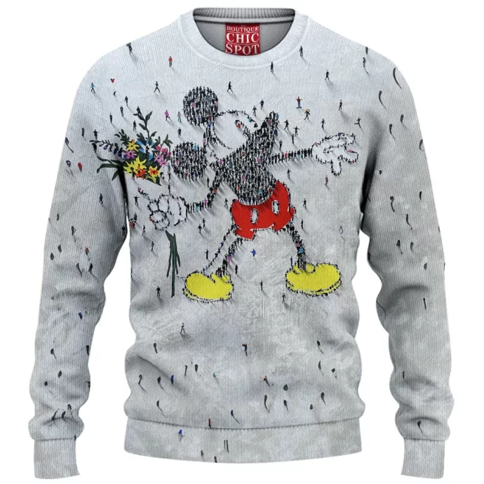 Mickey Mouse Knitted Sweater