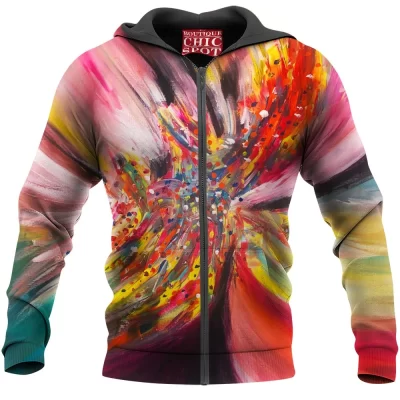 Butterfly Zip-Hoodie, Insect Zip-Hoodie