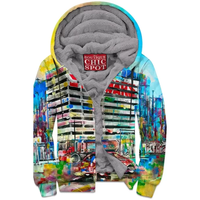 Stop Wars Zip Fleece Hoodie