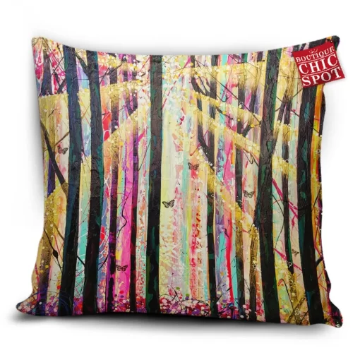 Forest Colorful Pillow Cover
