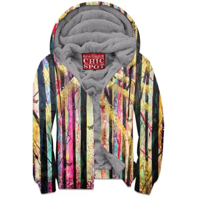 Forest Zip-Fleece-Hoodie