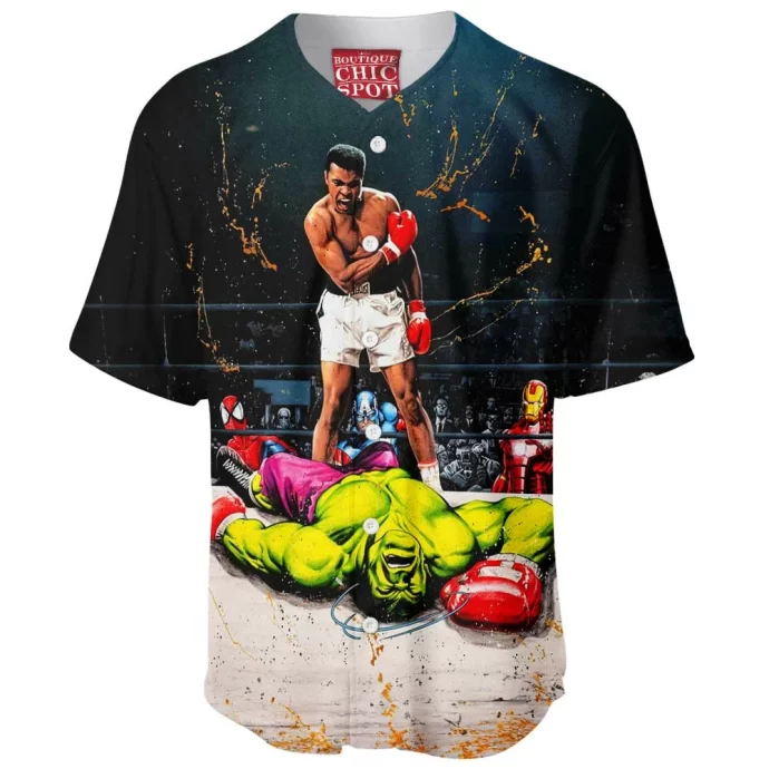 Muhammad Ali Hulk Baseball Jersey