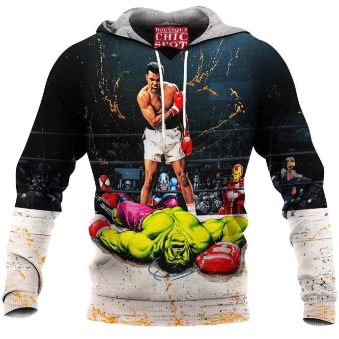 Muhammad Ali Hulk Fleece Hoodie