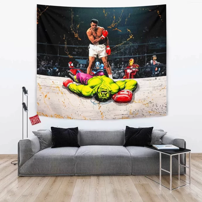 Muhammad Ali Hulk Tapestry