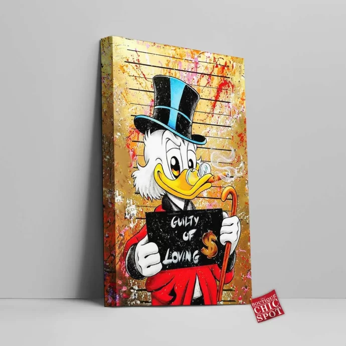 McDuck Scrooge Canvas Wall Art