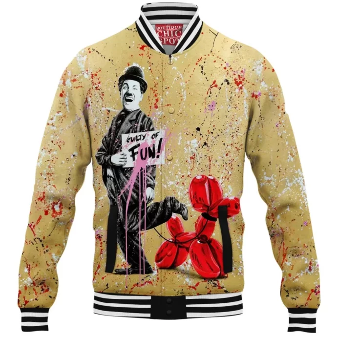 Charlie Chaplin Baseball Jacket