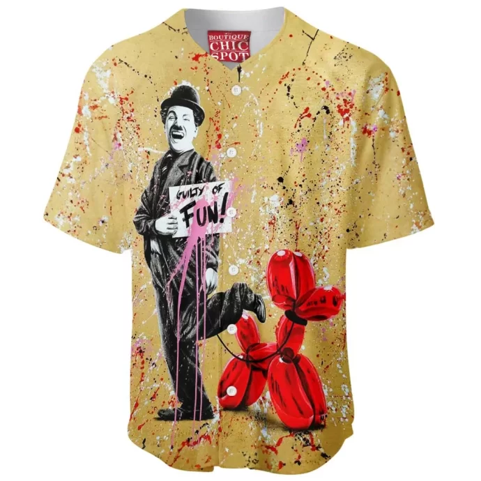 Charlie Chaplin Baseball Jersey