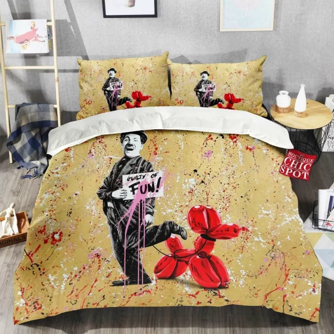 Charlie Chaplin Bedding Set