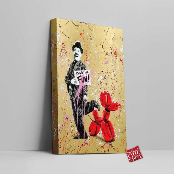 Charlie Chaplin Canvas Wall Art