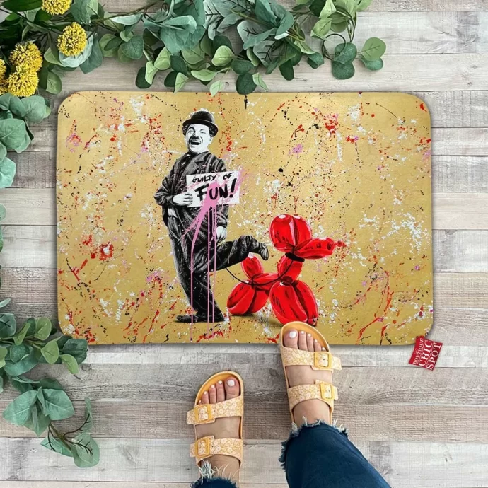 Charlie Chaplin Doormat