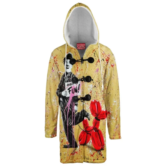 Charlie Chaplin Hooded Cloak Coat