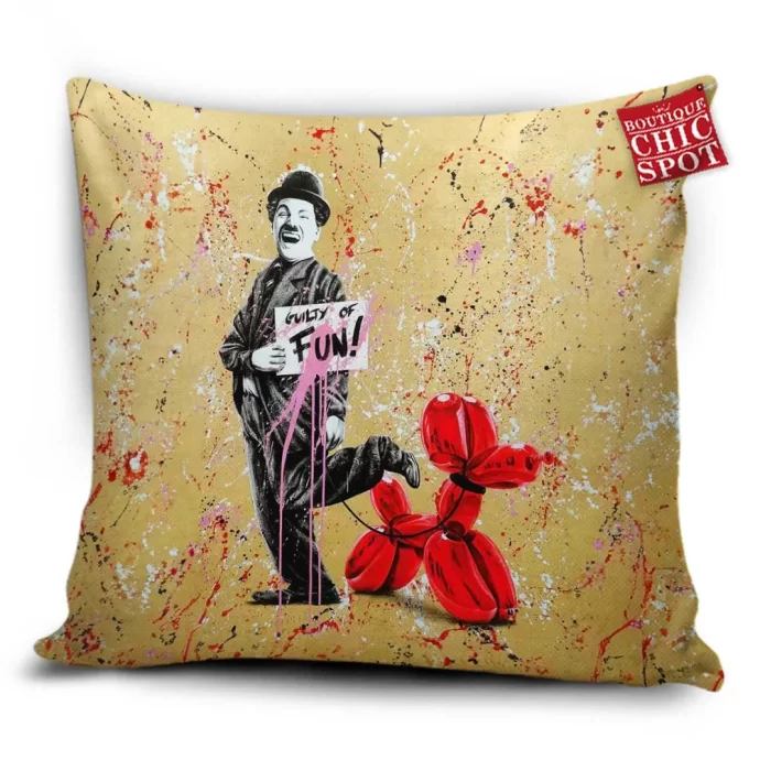 Charlie Chaplin Pillow Cover