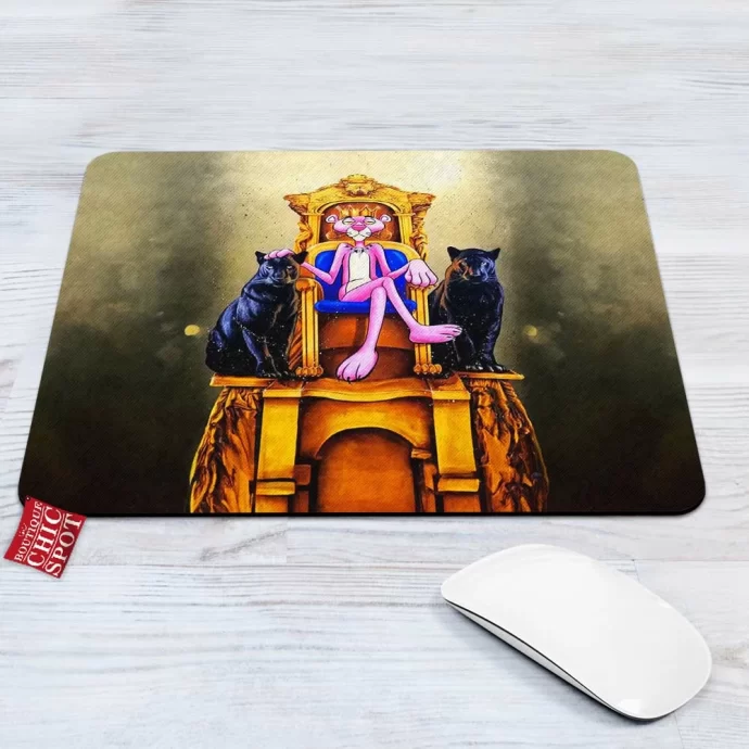 Pink Panther Black Panther Mouse Pad