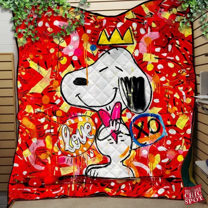 Snoopy Quilt Blanket