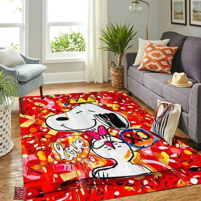 Snoopy Rectangle Rug