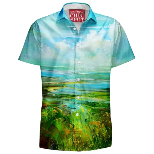 Summer Clouds Hawaiian Shirt