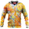 Abstract Fleece-Hoodie