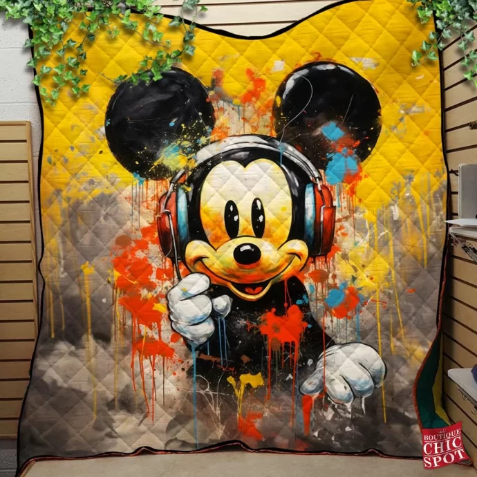 Mickey Mouse Quilt Blanket